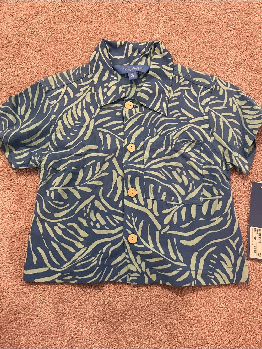 Blue Ginger Hawaii Shirt